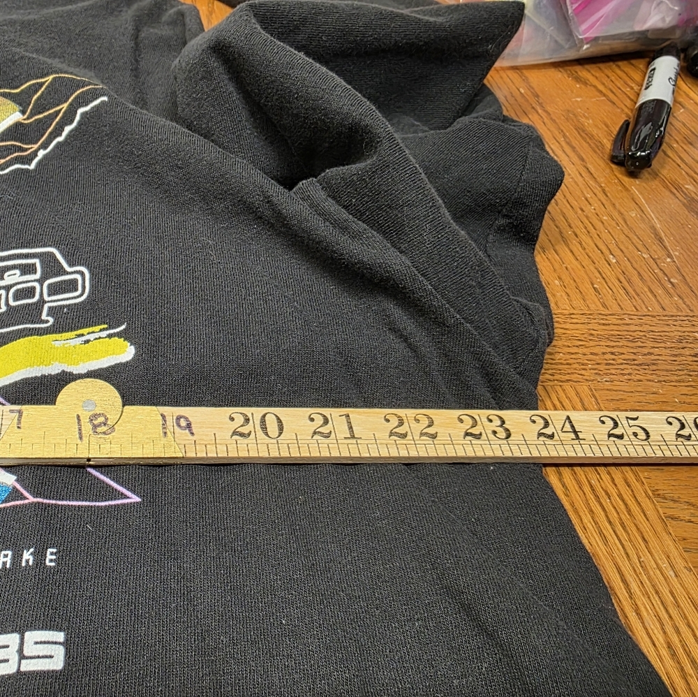 Back To The Future Men's 2XL Black Long Sleeve T-Shirt - Picture 3 of 5